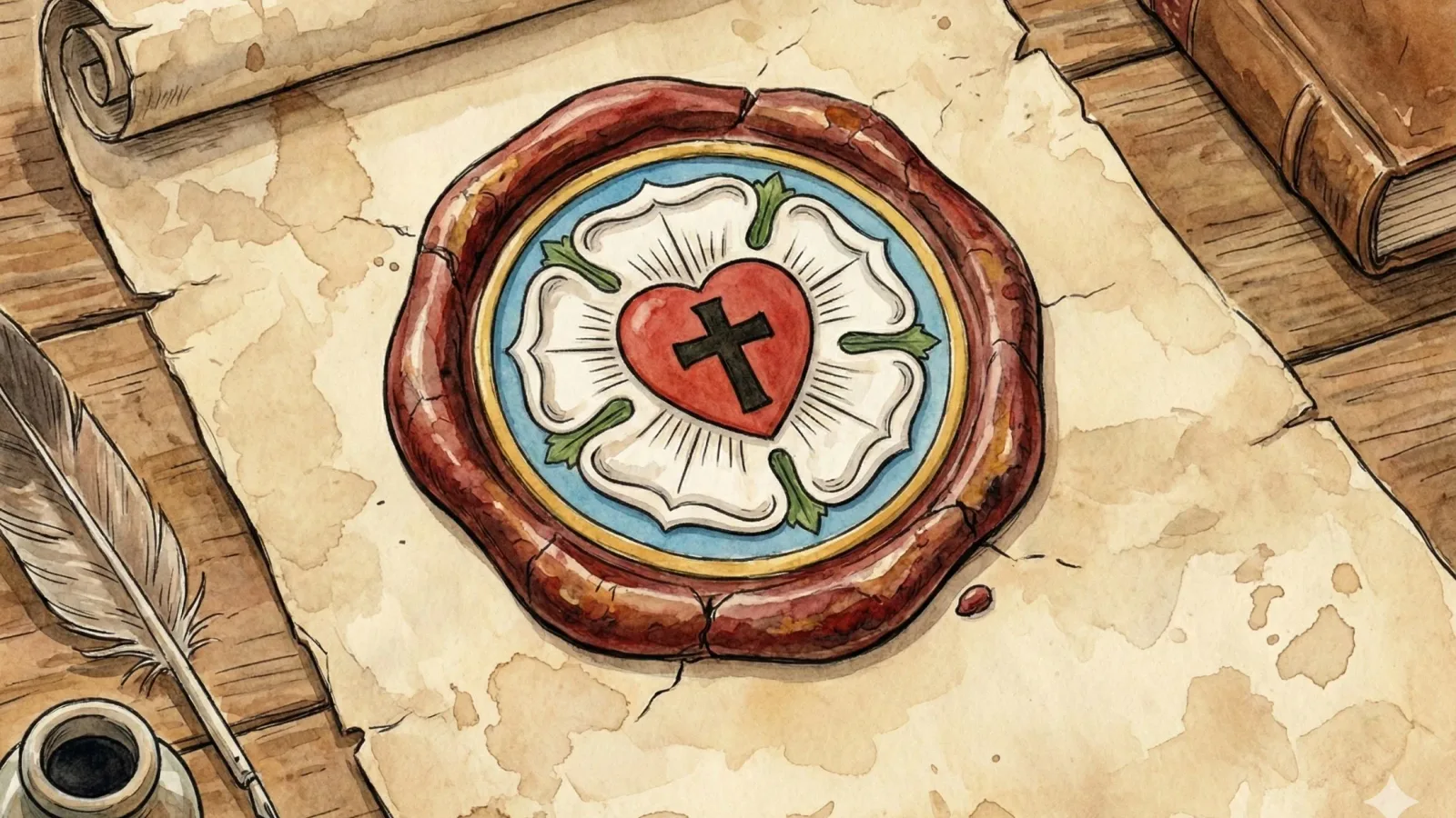 Escudo del Dr. Martín Lutero